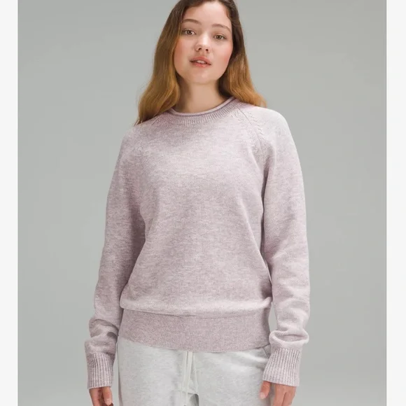 LULULEMON Boxy Cotton-blend Sweater Size S - Picture 1 of 8